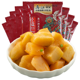 乌江 榨菜 下饭菜 榨菜芯 脆口榨菜芯 22g*12袋（量贩装）佐餐下饭咸菜