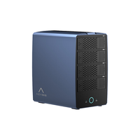 阿卡西斯（acasis）硬盘柜六盘位混合型磁盘阵列盒 硬盘盒（4HDD+2SSD)40Gbps传输 适用macmini/NAS扩展存储H006