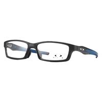 OAKLEY欧克利眼镜 眼镜框运动镜框骑行跑步男女光学镜架可配度数镜片 8118-10黑色+深蓝色镜腿 【仅单框】