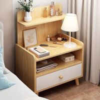 LISM 床头柜储物柜小型卧室床头置物架