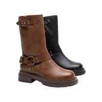 【】Toomanyshoes cowboy西部牛仔短靴骑士长靴