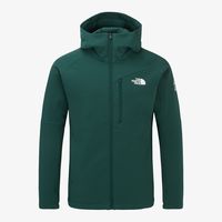 百亿补贴：北面 男子巅峰户外L2层保暖连帽休闲绿色运动软壳外套夹克NJ4HR99C