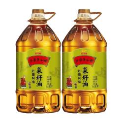 金龙鱼 食用油 外婆乡小榨巴蜀风味菜籽油 5L 5L*2桶
