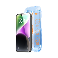 闪魔【京配】适用iPhone14/13钢化膜手机膜 苹果14/13高清防爆抗指纹听筒防尘膜