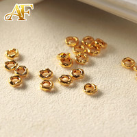 ARCTICFOX小金珠999足金金珠盘缠黄金金珠 配件  路路通转运珠 散珠隔珠 金珠 合单满 0.1g  3mm金珠 单颗约0.01g