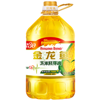 金龙鱼 玉米胚芽油非转基因物理压榨桶装家用烘焙食用植物油 4L