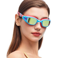 洲克 zoke泳镜通用镀膜抗强光成人大框防水防雾综合训练泳镜