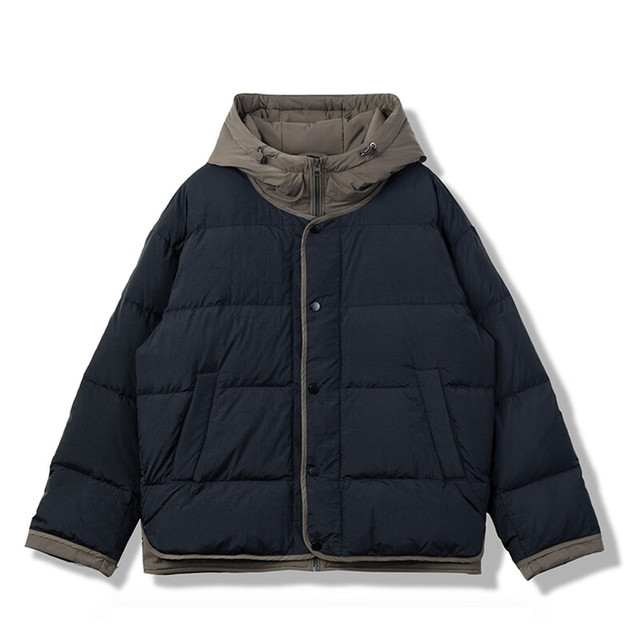 今日必买：百家好 连帽短款羽绒服 含绒量95%