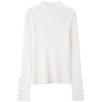 Mind Bridge【绵羊毛】2024半高领羊毛衫秋季修身毛衣女针织