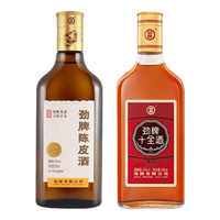 劲牌 陈皮酒 40度 500mL 1瓶 (劲酒陈皮酒1瓶+十全酒1瓶)