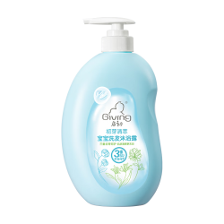 启初 儿童洗发水沐浴露  600ml