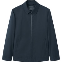 金利来冬男士夹克易打理翻领商务休闲外套男 藏蓝色-95 S