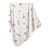 十月结晶 婴儿双层包单春秋款产房襁褓巾新生婴儿包被纯棉抱被  云端小兔