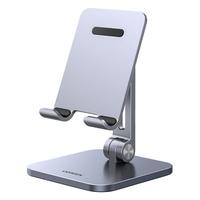 绿联平板支架手机桌面支撑架ipad pro电脑pad铝合金全金属折叠升降可调节直播复试办公室床头懒人手机架支架