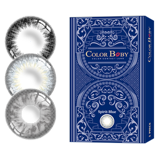 Color Baby韩国美瞳半年抛2片1300高度数14.5大直径自然百搭隐形眼镜 Dolphin-Black【2片装】 100度
