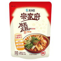 清净园 宗家府 泡菜火锅底料 极辣 500g 2人份