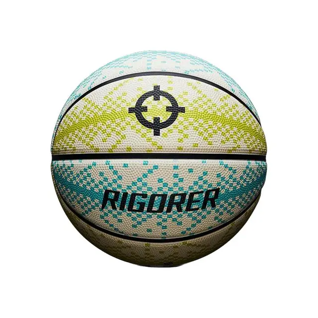 RIGORER 准者 橡胶篮球 Z321230069 青绿 7号/标准