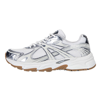 Kappa卡帕女鞋运动老爹鞋子女2025冬季厚底百搭跑鞋轻便软底休闲鞋 银色 41