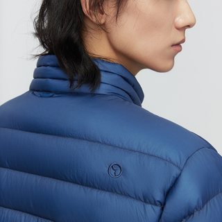 outdoor products秋冬95鹅绒立领排骨羽绒服男保暖内胆日系风