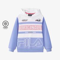 FILA 女中大童（130-165）卫衣女童宽松针织连帽上衣