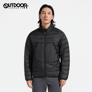outdoor products秋冬95鹅绒立领排骨羽绒服男保暖内胆日系风 XL