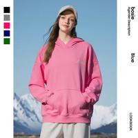 bosie AGENDER 伯喜25年秋季绒感立体印花连帽卫衣男宽松休闲潮