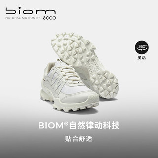 爱步（ECCO）BIOM运动鞋女 经典百搭时尚潮流厚底老爹鞋 健步C踪迹803253 白色80325360955 35