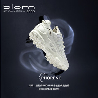 爱步（ECCO）BIOM运动鞋女 经典百搭时尚潮流厚底老爹鞋 健步C踪迹803253 白色80325360955 35