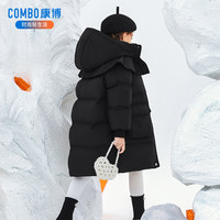 sosomei/秀秀美 儿童羽绒服 黑色1150 140