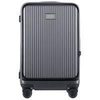 Xiaomi 小米 侧翻盖旅行箱 PC箱壳TSA密码锁拉杆箱男女出行行李箱 炭黑色 20英寸