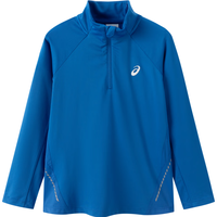 asics亚瑟士童装2024年秋季男女童运动休闲长袖百搭针织T恤 1406蓝色 120cm
