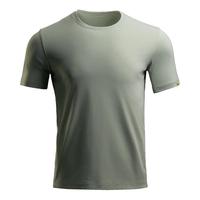 龙牙 三代秘纤速干圆领短袖T恤男夏季战术百搭战术户外半 浅灰绿（圆领） S 170/92A(120-140斤)