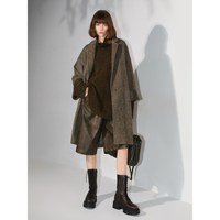 COCOBELLA 通勤休闲呢子大衣女中长款毛呢外套WL3007-2