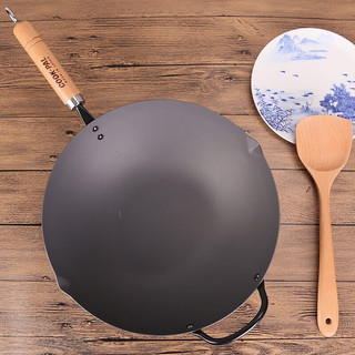YOSHIKAWA 吉川COOK-PAL窒化氮化铁锅炒锅+锅盖+锅铲 30cm COOK-PAL 炒锅+锅盖+锅铲 30cm