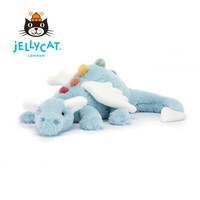 JELLYCAT绯心龙毛绒玩具礼物玩偶陪伴公仔送礼2026情人节圣诞新年礼物 绯心龙 50cm