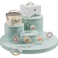 YeeHoO 英氏 手摇铃礼盒0-6个月婴儿玩具新生儿满月牙胶沙锤早教宝宝玩具 2阶6-10月摇铃6只礼盒装