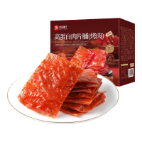 移动端、今日必买、京东超级补贴：良品铺子 高蛋白肉脯 498g