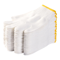 MINGGU 鸣固 劳保手套棉纱线手套批发加厚耐磨工作手套 工地车间劳防手套 MG500克12双