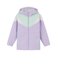 探路者（TOREAD） 儿童外套女中大童装秋冬季款保暖防风软壳运动服 水晶绿 165