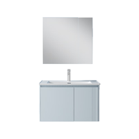 恒洁（HEGII）铝合金浴室柜陶瓷一体盆不锈钢防潮2501(BM2103J-70Q薄暮灰普通