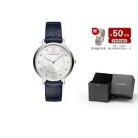 EMPORIO ARMANI Armani阿玛尼满天星简约镶钻贝母石英手表女轻奢AR11095