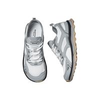 皓顿（HAUT TON）鞋子男款夏季透气运动休闲鞋2024百搭板鞋男士网面鞋潮 灰色 40 -适合运动鞋41码