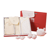 gb 好孩子 新生婴儿宝宝满月礼盒10件套嫩黄059 WQ21130071内衣礼盒10件套嫩黄