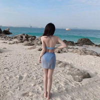铂呐苓 泳衣女比基尼三件套性感分体显瘦夏季游泳泡温泉海边沙滩度假泳装 性感泳衣三件套 均码