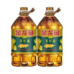 金龙鱼 醇香菜籽油5L*2桶滴滴菜油物油食用油