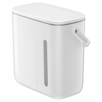 尔蓝 五月花茶水桶10L家用干湿分离垃圾桶办公室泡茶茶水分离茶渣桶