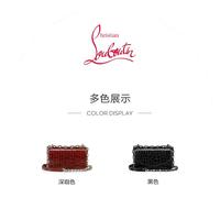 Christian Louboutin 女士牛皮革单肩包 3245078CM53 黑色 中号