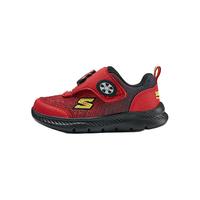 Skechers斯凯奇宝宝学步鞋魔术贴闪灯鞋休闲运动鞋软底幼童鞋401512N 红色/黑色/RDBK 23