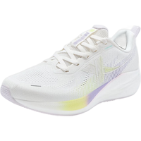 XTEP特步騛速5.0LITE跑步鞋女24夏季耐磨回弹鞋976218110006 帆白/鸢尾紫/青柠色 36