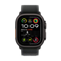 Apple Watch Ultra2 2024款智能手表49毫米黑色钛金属表壳